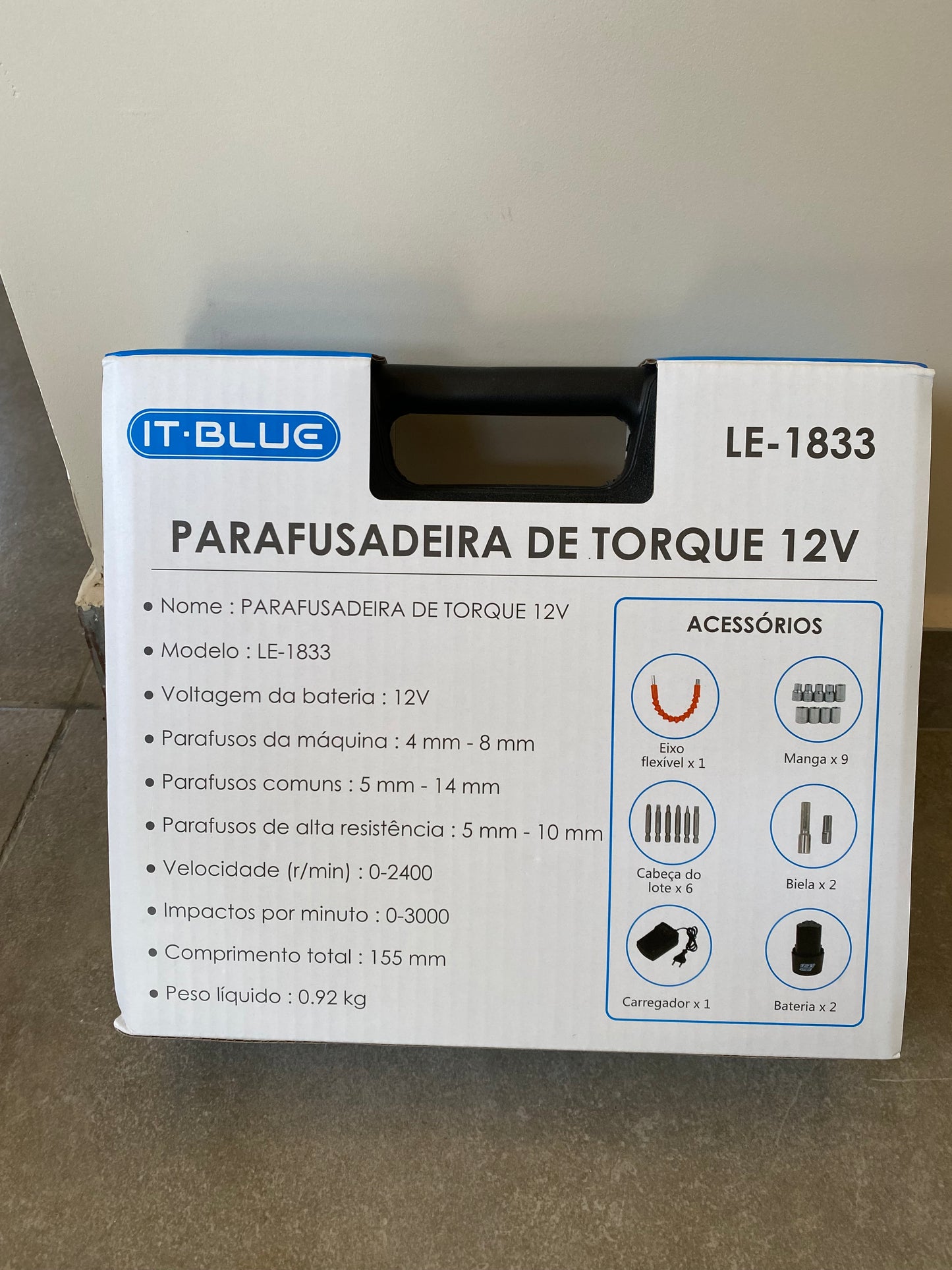 Atornillador De Torque IT Blue 12v