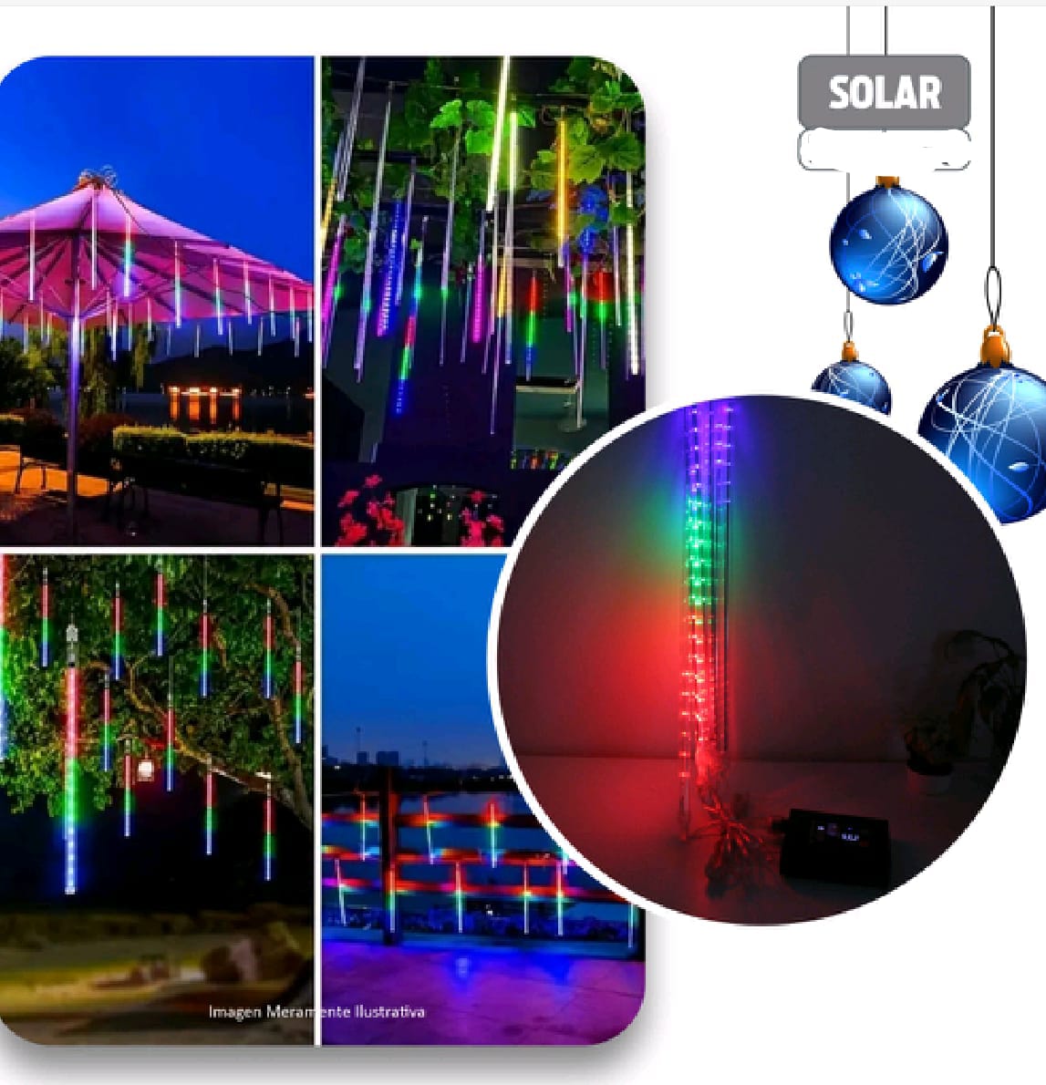 Led Solar Tubos