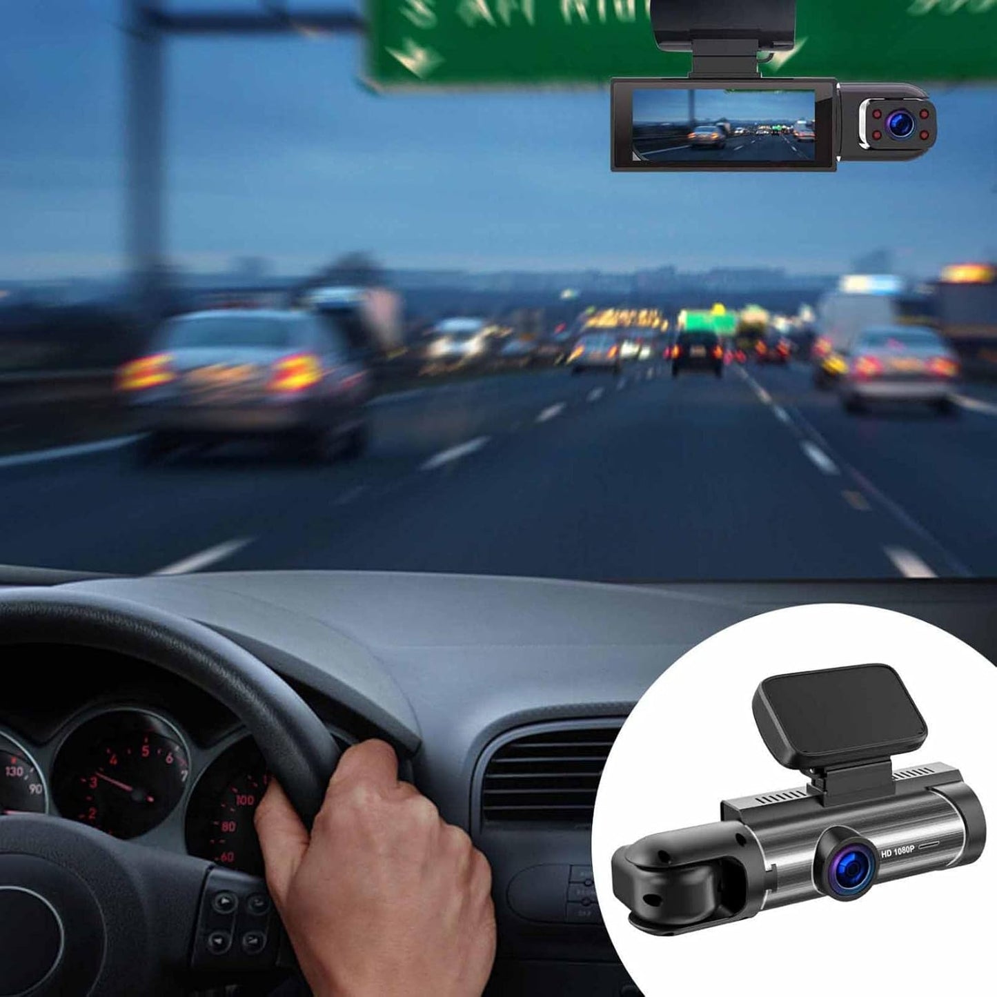 Camara grabadora de Conducción con wifi para coche DVR