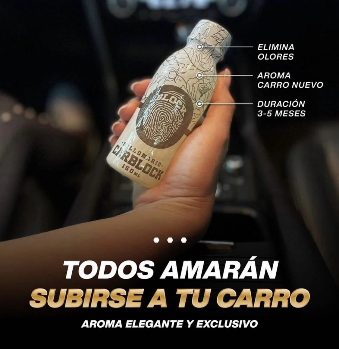 Aromatizante Para  Auto Larga Duración